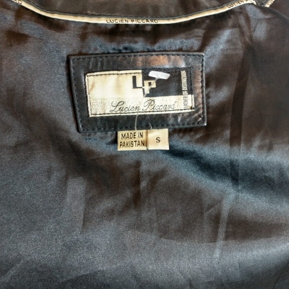 Vintage Boho Leather Jacket By Lucien Piccard - Picture 7 of 8